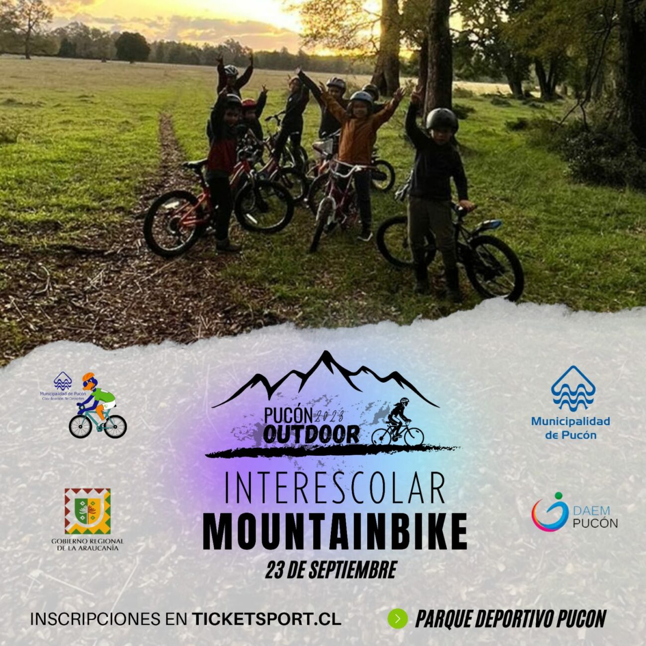 ESTE MIÉRCOLES COMIENZAN LAS INSCRIPCIONES PARA EL INTERESCOLAR DE MOUNTAIN BIKE PUCÓN OUTDOOR 2023 – Website de la Municipalidad de Pucón