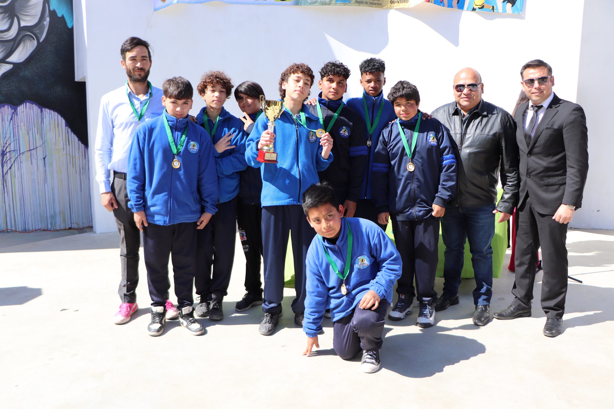 74 estudiantes de Quintero fueron premiados en las Olimpiadas Deportivas Escolares 2023