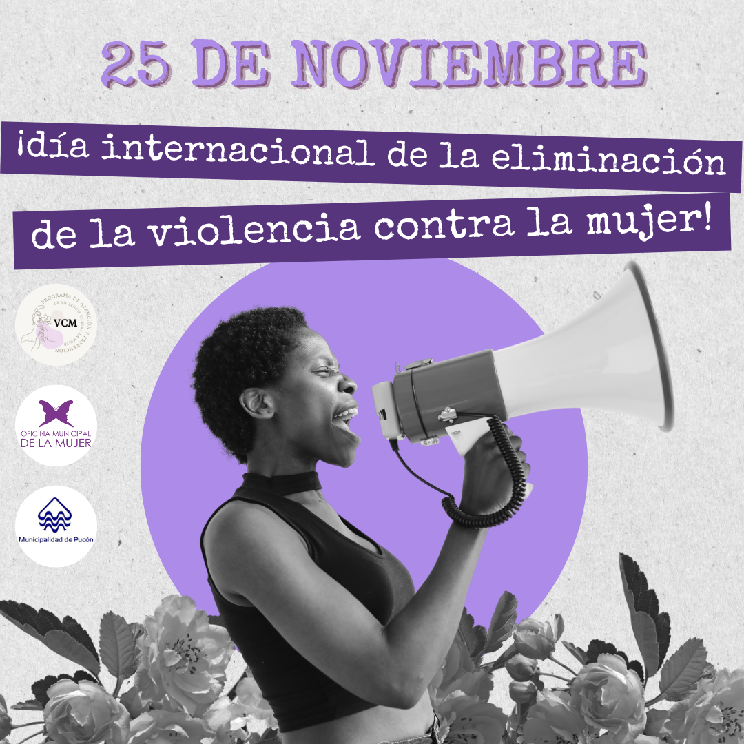 PUCÓN CONMEMORA EL DÍA INTERNACIONAL DE LA ELIMINACIÓN DE LA VIOLENCIA CONTRA LA MUJER – Website de la Municipalidad de Pucón