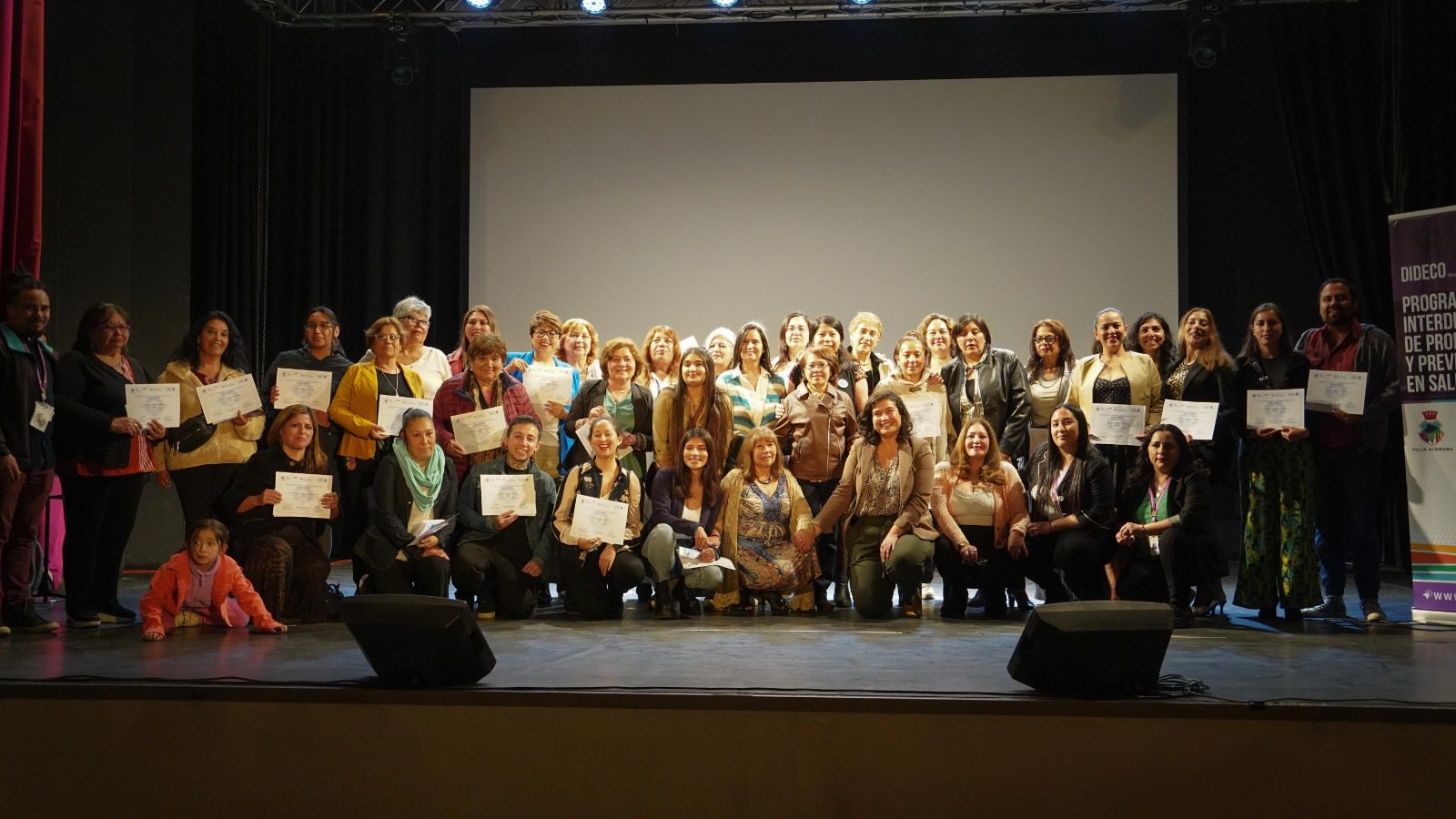 GRAN PROGRAMA MUNICIPAL: 79 PERSONAS DE VILLA ALEMANA SE CERTIFICARON COMO AGENTES DE SALUD MENTAL PARA INTERVENIR EN SUS COMUNIDADES