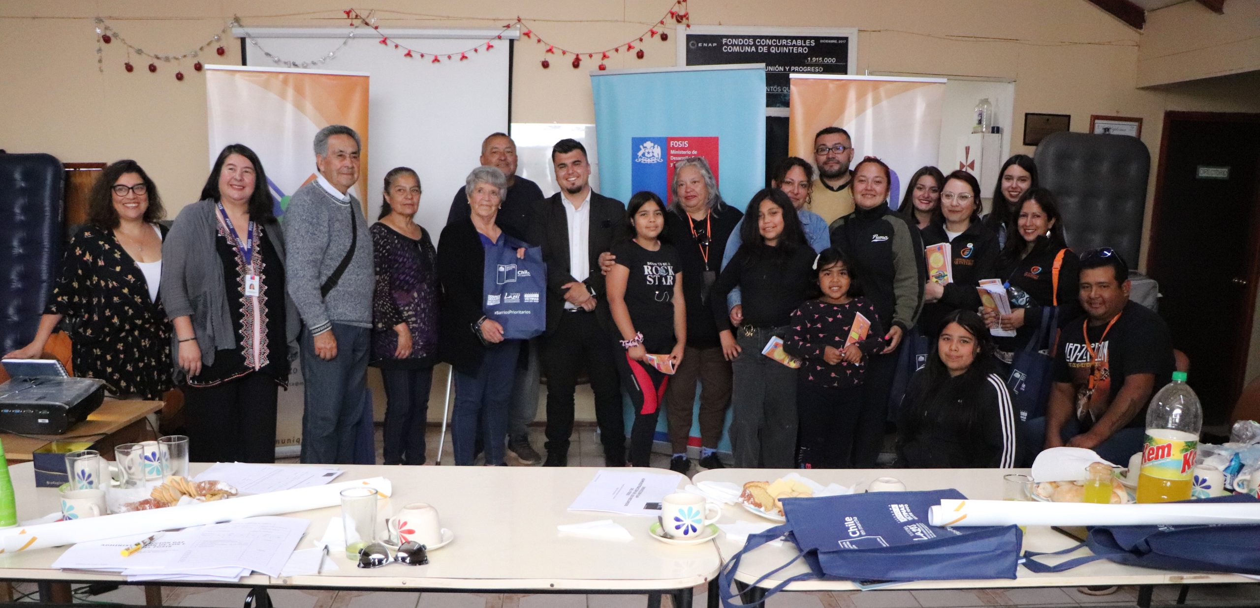 Organizaciones sociales de Loncura fueron capacitadas en gestión de proyectos comunitarios