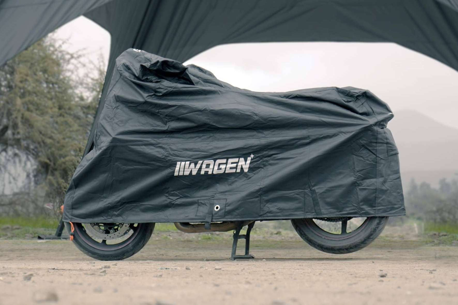 Cobertores para motos resistentes e impermeables, con Wagen Covers