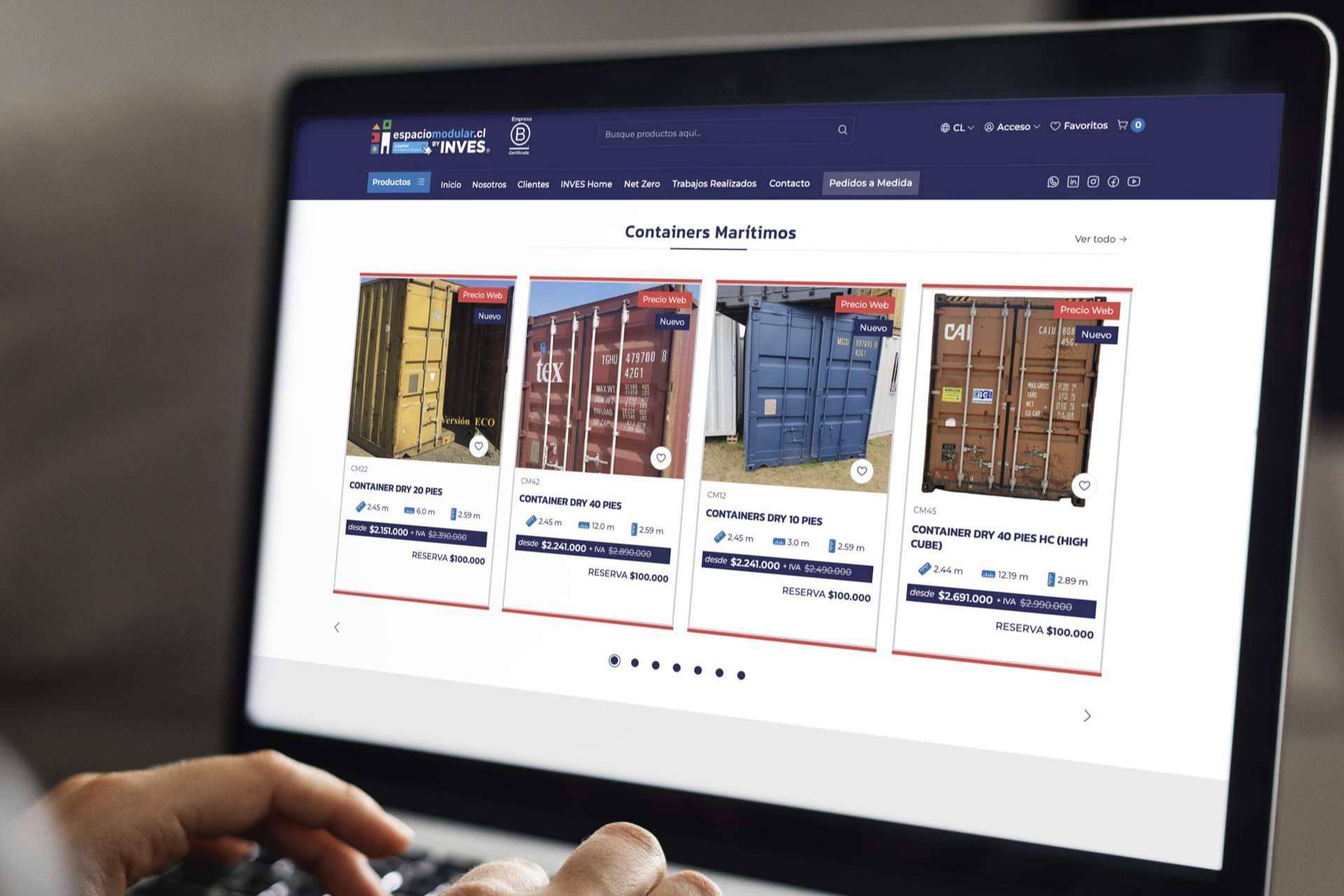 INVES lanza espaciomodular.cl, el portal pionero de módulos y containers en Chile